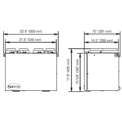 DirectAir heat recovery ventilator 105CFM [PHRVR104]